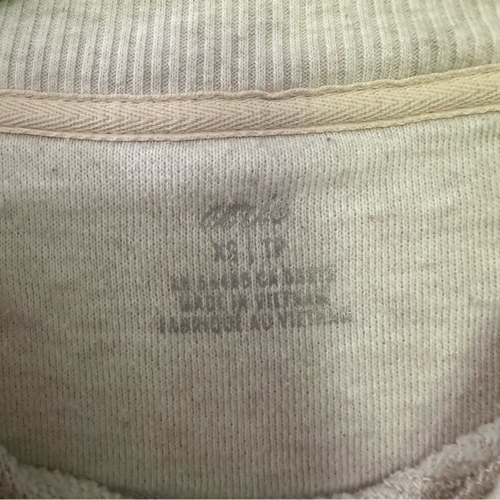 Aerie Womens Extra Small Camo Oversized Pullover Sweatshirt with Split Side - Picture 5 of 7